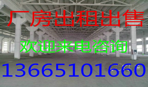 新区18亩国土8000平米单层厂房出售